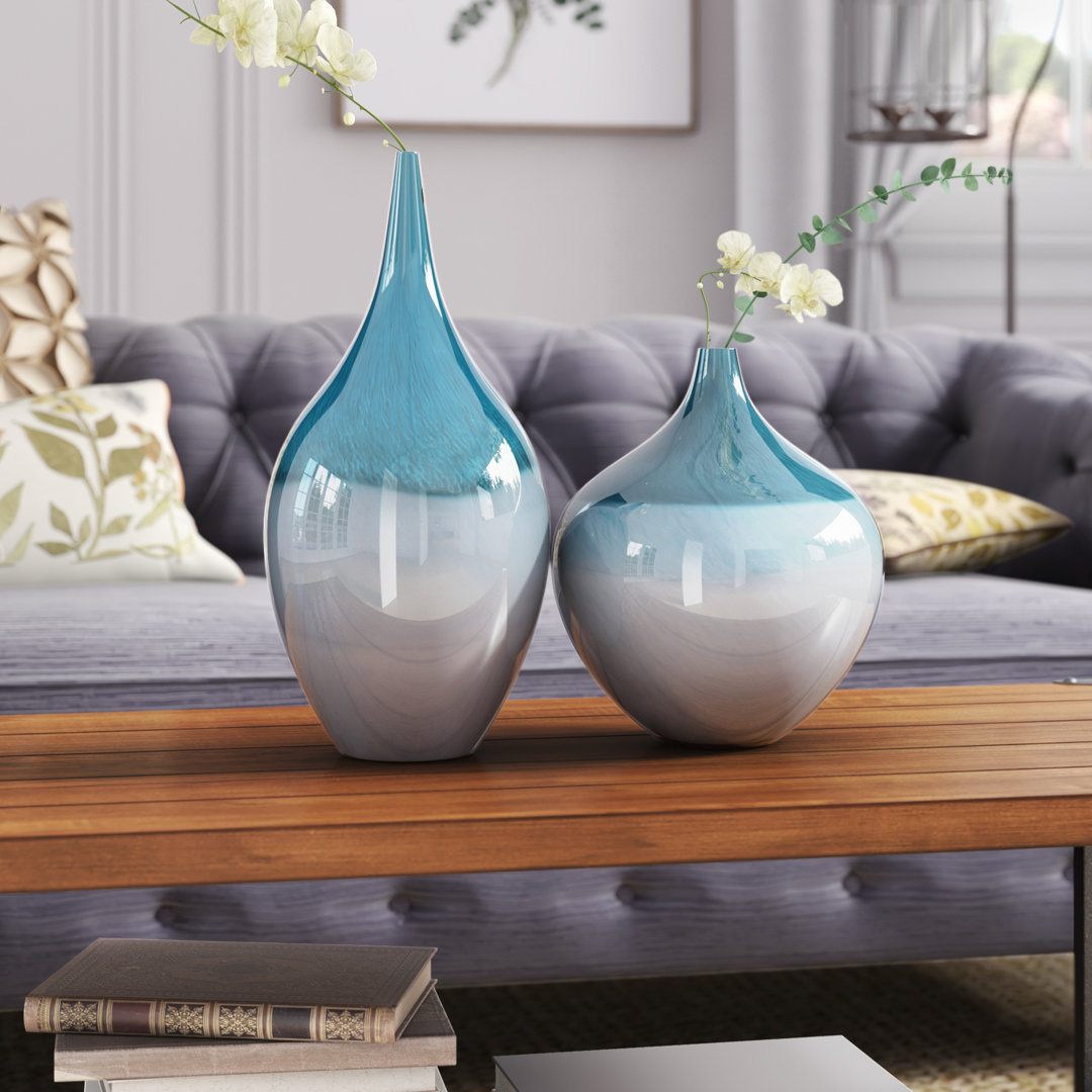 Glass Table Vase Rosecliff Heights