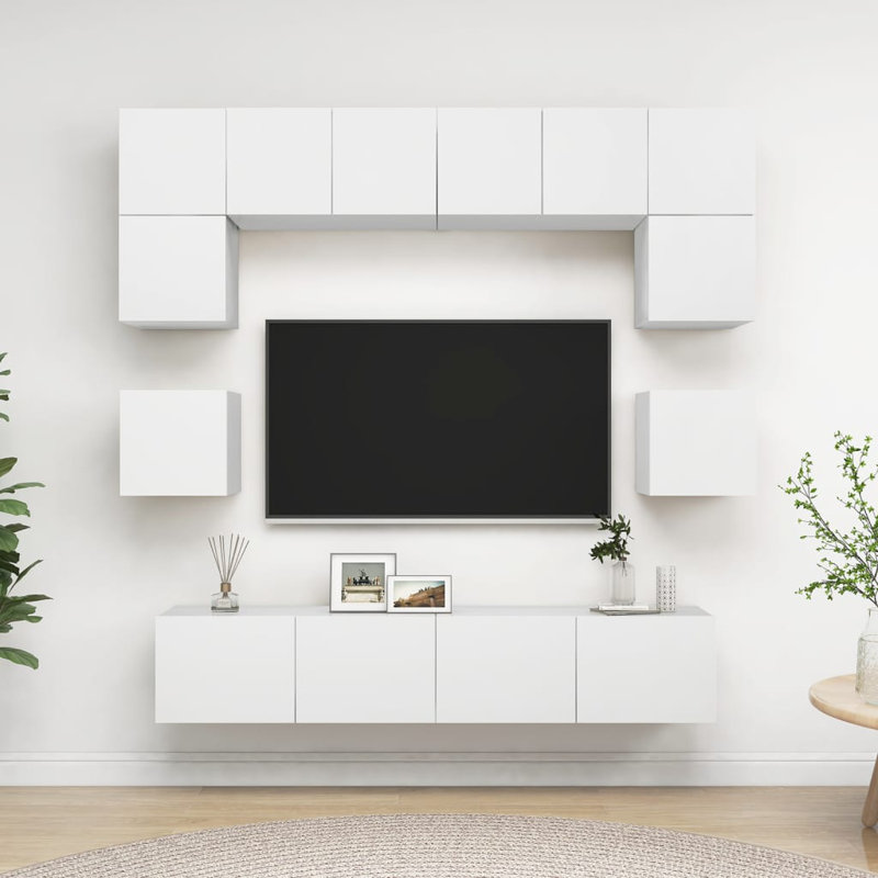 Azeemah Unfinished Entertainment Centre for TVs up to 32", White