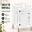 Ensemble de douche d'extérieur avec porte H 7 pi x l 3,8 pi x L 3,8 pi Edrosie