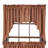 Addie Checkered Cotton Scalloped 72'' W Window Valance in