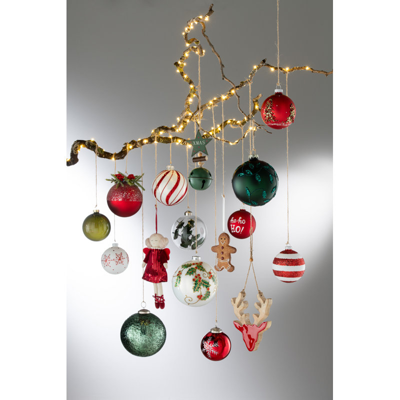 Piper Xmas Bauble, 10.5cm H x 7cm W x 7cm D