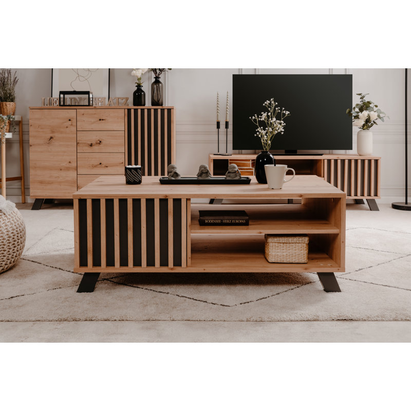 Gresham Four Leg Coffee Table with Storage