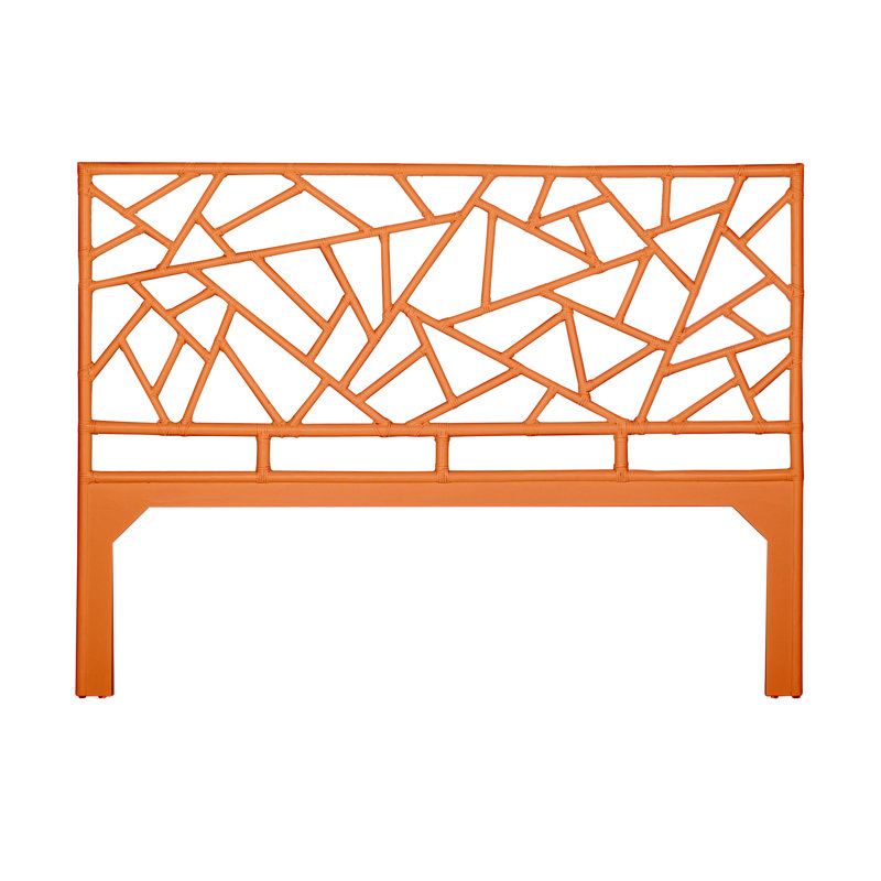 Tête de lit à structure ouverte Tiffany Collection, Orange citron, Très grand