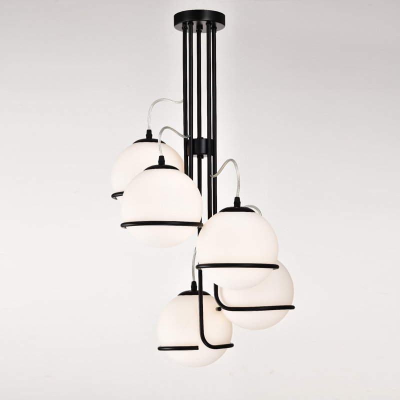 Charlea 5 - Light Dimmable Tiered Chandelier