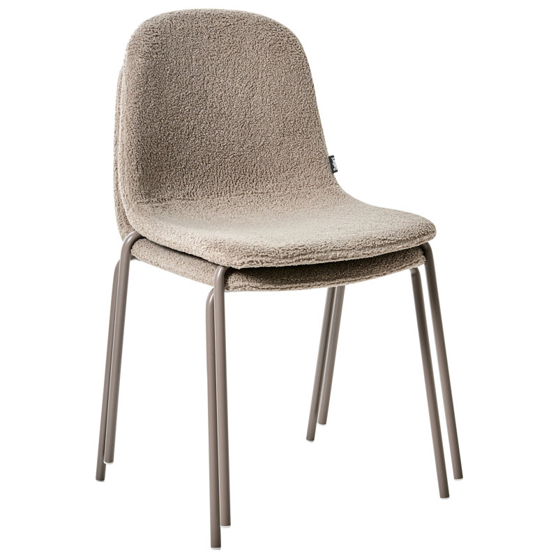 Set of 2 Conference Chairs LOMA, Beige, Grey