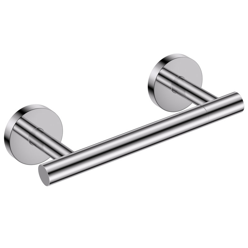 Wall Mounted Toilet Paper Holder, Polished Chrome