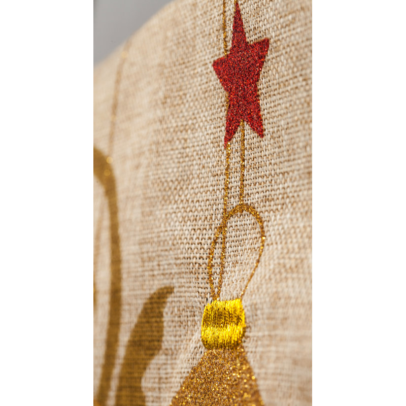 Drapeau de maison en polyester 18 x 13 po Ernani Holiday Ornaments