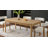 Guillermina Modern 72'' W Fluted Solid Wood Dining Table with Built-In Storage Drawers-349031472