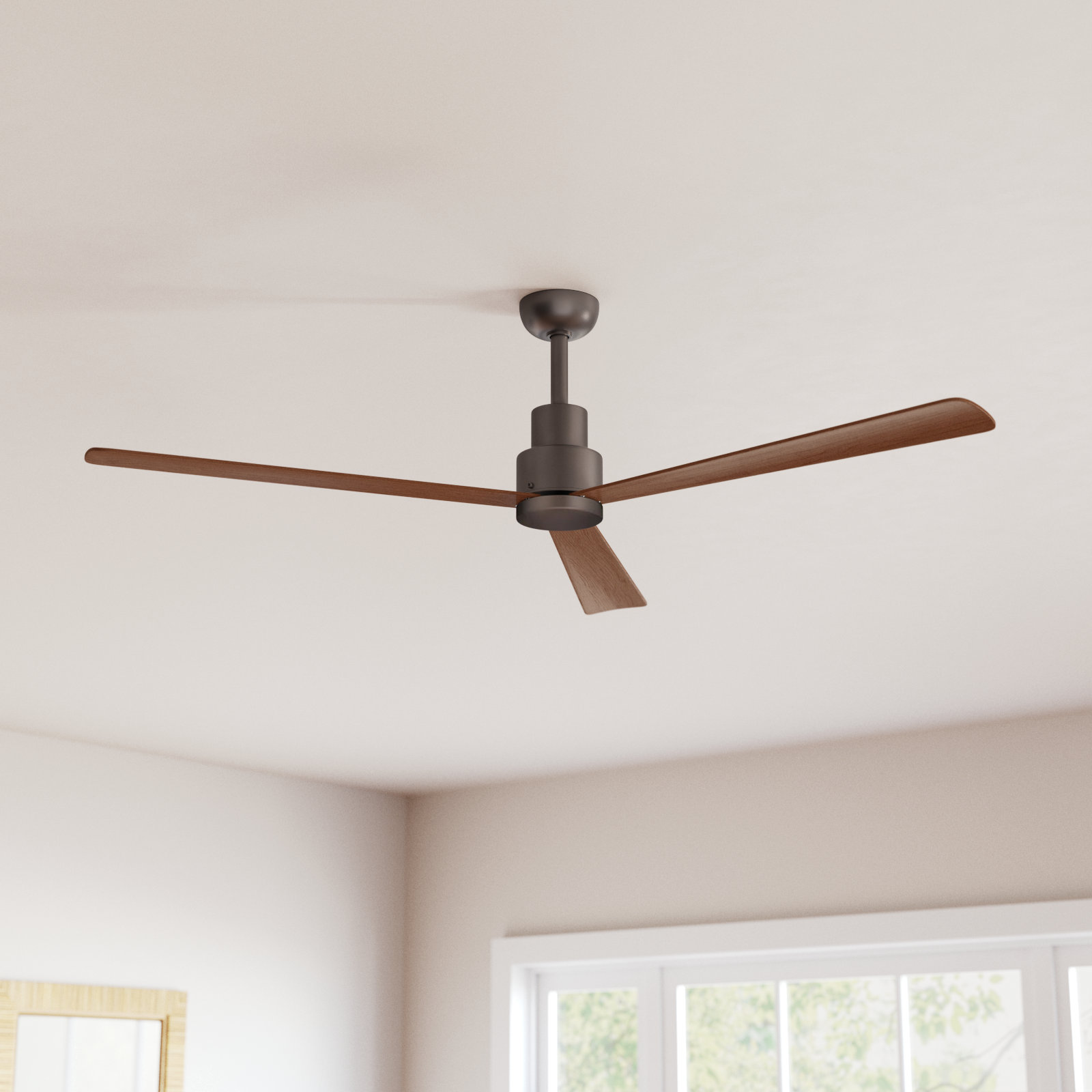 Simple 52" Outdoor Ceiling Fan, Oil Rubbed Bronze 