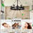 30-In 6-Light Traditional Farmhouse Candle Fandelier Ceiling Fan with Lights with Remote Control-577277409