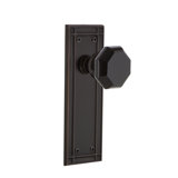 Mission Plate with Waldorf Black Door Knob