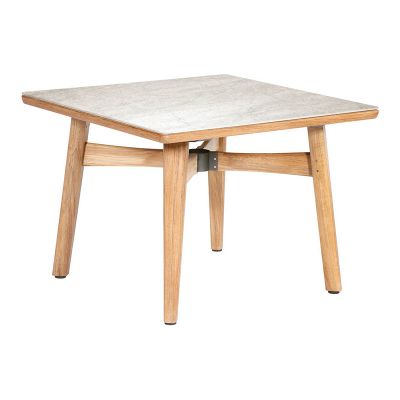 Monterey Square Dining Table, Frost Ceramic
