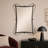 Cole and Grey Metal Black Room Wall Mirror with Rounded Edges