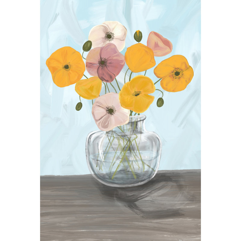 Wrapped Canvas Print, 121.92 cm H x 81.28 cm W, Blue