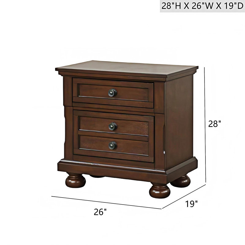 Nightstand Bedside Table With Drawer