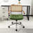 Carli Rattan Leather Office Chair-39153015
