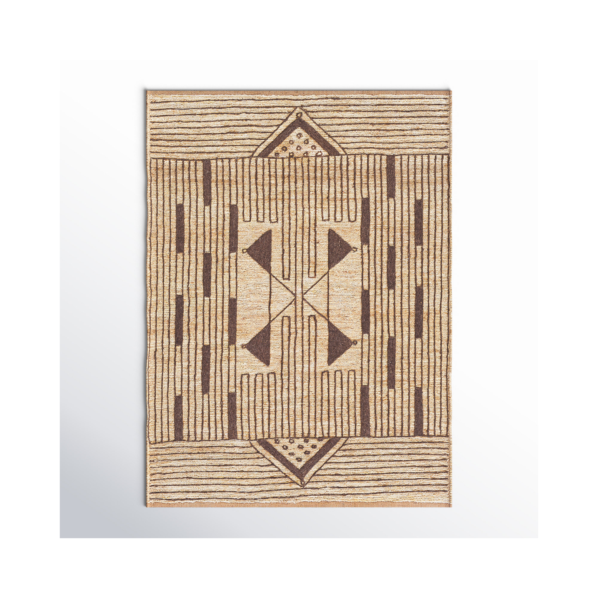 Boman Handmade Rug, Rectangle 8'10" x 12'