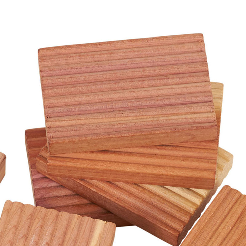 24‑Piece Set Cedar Kit, Set of 12 Cedar Blocks and 12 Cedar Cubes, All‑Natural Protection