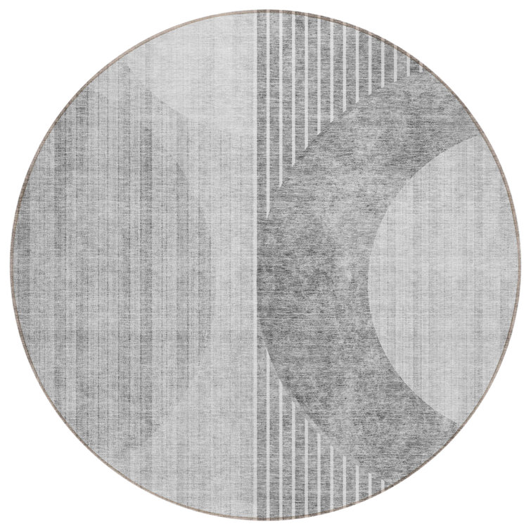 Machine-Washable Stain Resistant Area Rug with Non-Slip Backing