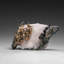 Silver On Calcite Crystal Cluster  Matrix From Bouismas Mine, Zagora, Morocco