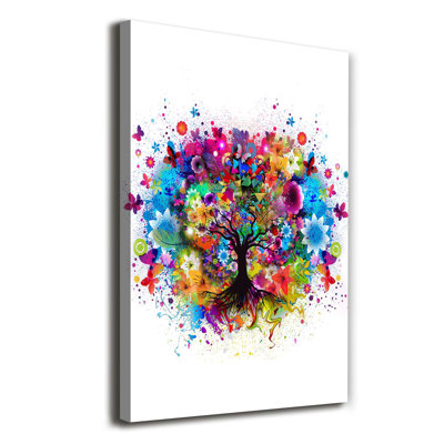 Abstract Tree - Wrapped Canvas Print