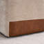 Chaise rembourrée sans accoudoirs avec roulettes-72119