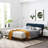 Luella Queen Upholstered Fabric Platform Bed-861454640