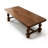 Walnut Rectangular Solid Wood Dining Table-12507678