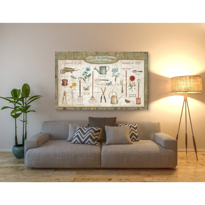 «Royal Garden I» par Daphne Brissonet, art mural sur toile, H 12 po x l 18 po x P 0,75 po