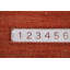 Tapis rayé orange Gabbeh 7 x 10