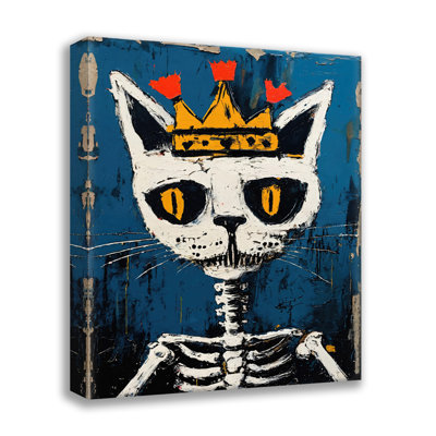 Cat 4-Homage-Basquiat  Giclee on Gallery Wrapped Canvas