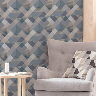 Superfresco Easy Kaleidoscope Geometric Wallpaper