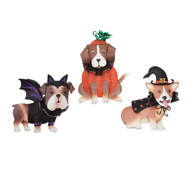 Ensemble d’ornement suspendu figurine pour chien 3 pièces