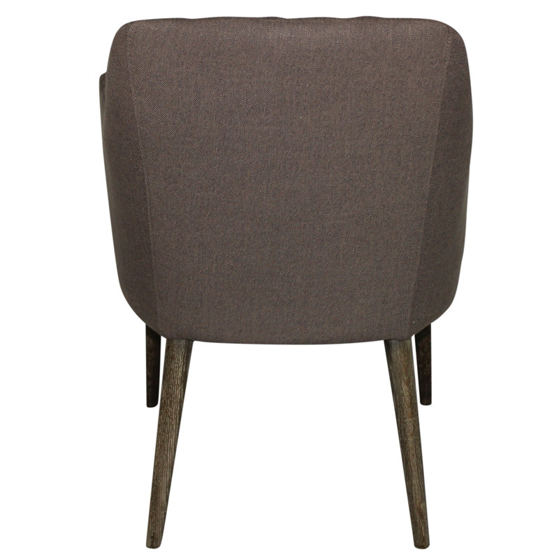 Fauteuil Altizer, Mélange de polyester gris foncé