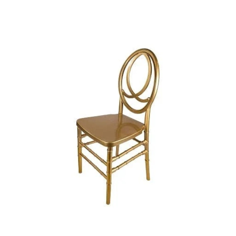 Infinity Resin Chair by Chivari (Assembly Req), Gold