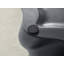 Table basse ronde moderne en fibre de verre avec forme de pétale sculpturale entièrement assemblée pour le bureau du salon