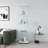 Versatile Glass Display Cabinet With Four Shelves And Door For Home And Office Use-113608966