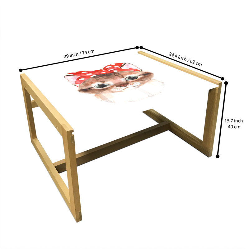 Jaliek Sled Coffee Table, 62cm H x 74cm W x 40cm D
