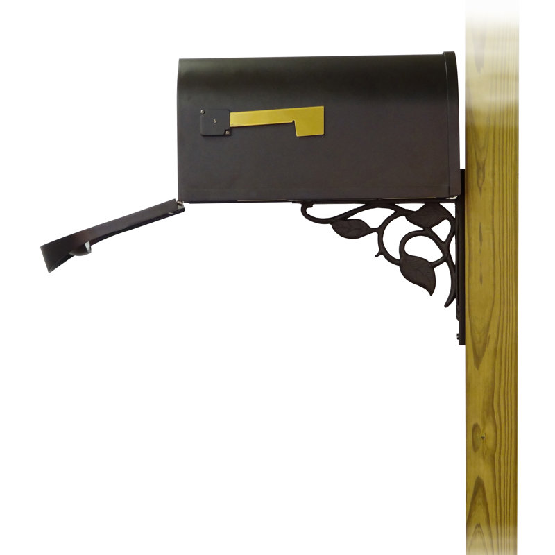 Classic Aluminum Post Mounted Mailbox