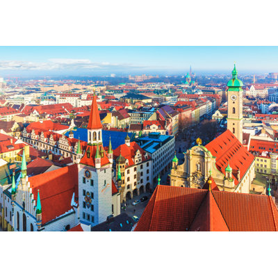 «Munich In Allemagne» par - Photographie sur toile tendue