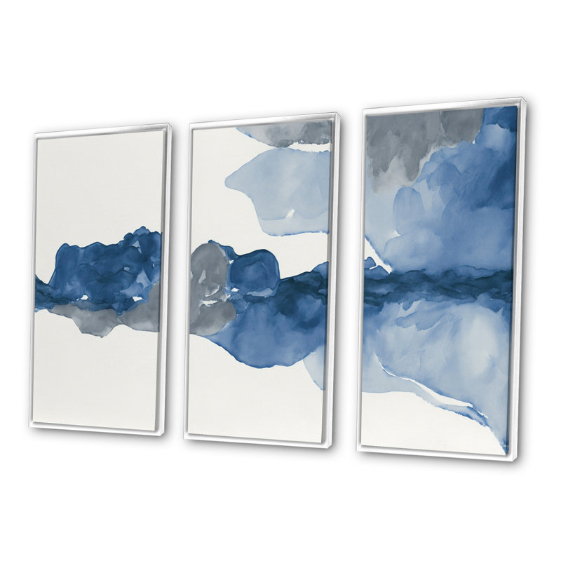 «Feeling Honolulu Blue VI» Feeling Honolulu - bleu III, reproduction d'art sur toile, H 32 po x l 48 po x P 1 po