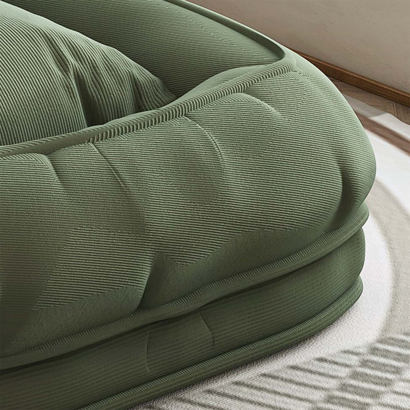 Canapé paresseux pliable avec 5 positions réglables, Vert