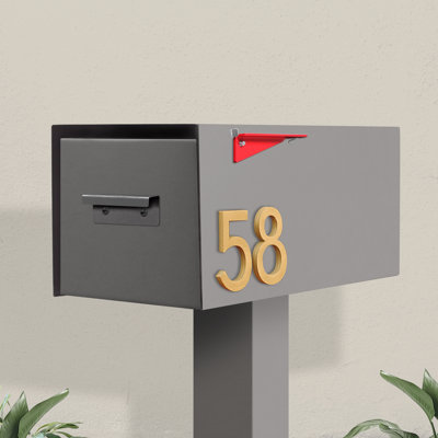 Malone Post Mounted Steel Mailbox