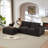 Boneless Modern Chenille Cloud Sofa, Freely Combinable-1671355911
