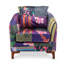 Charlston Upholstered Armchair with Footstool-722006576