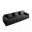 Canapé avec coussins décoratifs et assise profonde-745631527