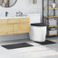 Microfiber Small Bath Mat Rectangular Contemporary-2057834652