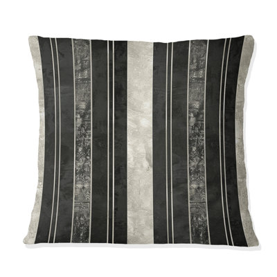 Glamorous Pinstripe - Glam Throw Pillow