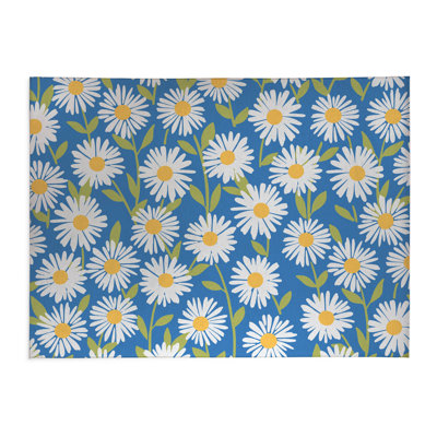 Sweet Daisy Thin Lightweight Kitchen Mat