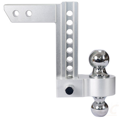 Attelage de remorque réglable Alu, récepteur de 2 pouces, réglable de 8 pouces